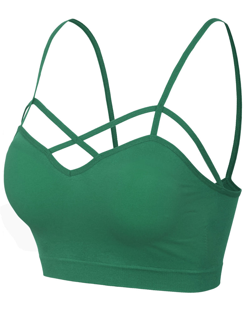 Underprotection AMY UP BRALETTE - Triangle bra - emerald/green