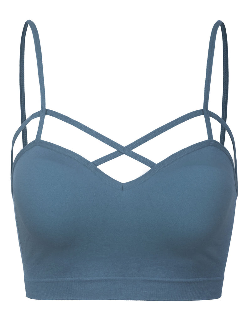 AnyBody~(1) Rib Knit Seamless Wirefree Bra with Removable Pads~A393149
