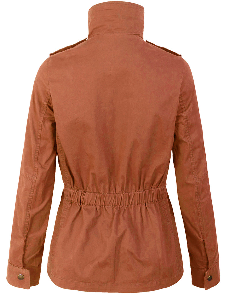 Zip Up Military Anorak Safari Jacket Coat KOGMO