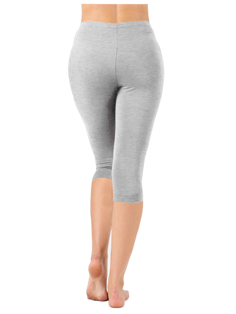 Kotii Women's Lightweight Soft Capri Leggings Crop Leggings 3/4 Stretch Yoga  Pants at  Women's Clothing store