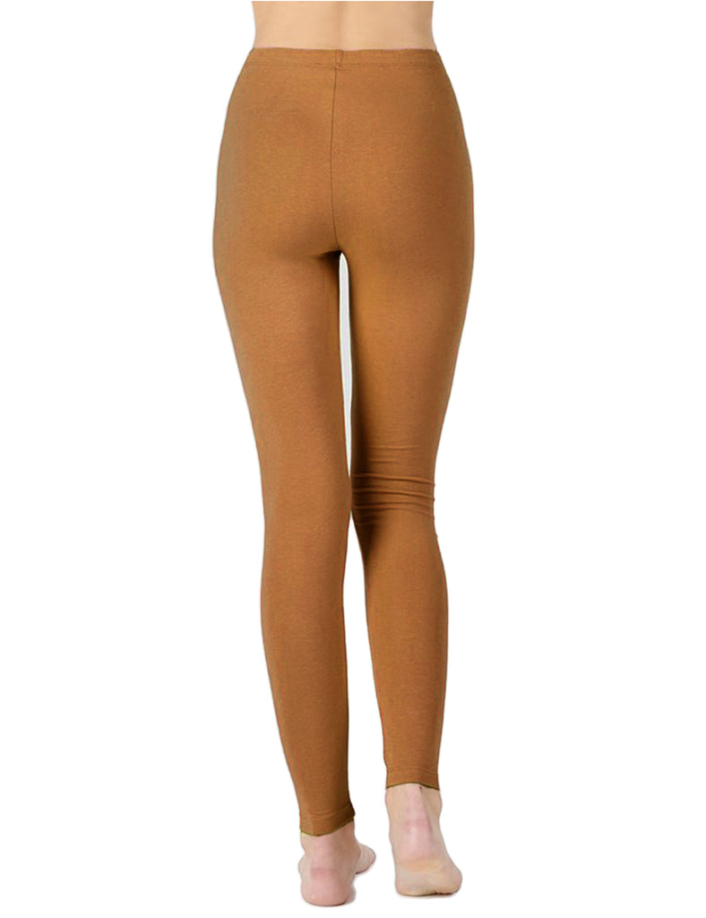Womens Premium Cotton Full Length Leggings Multi Colors (S-XL)