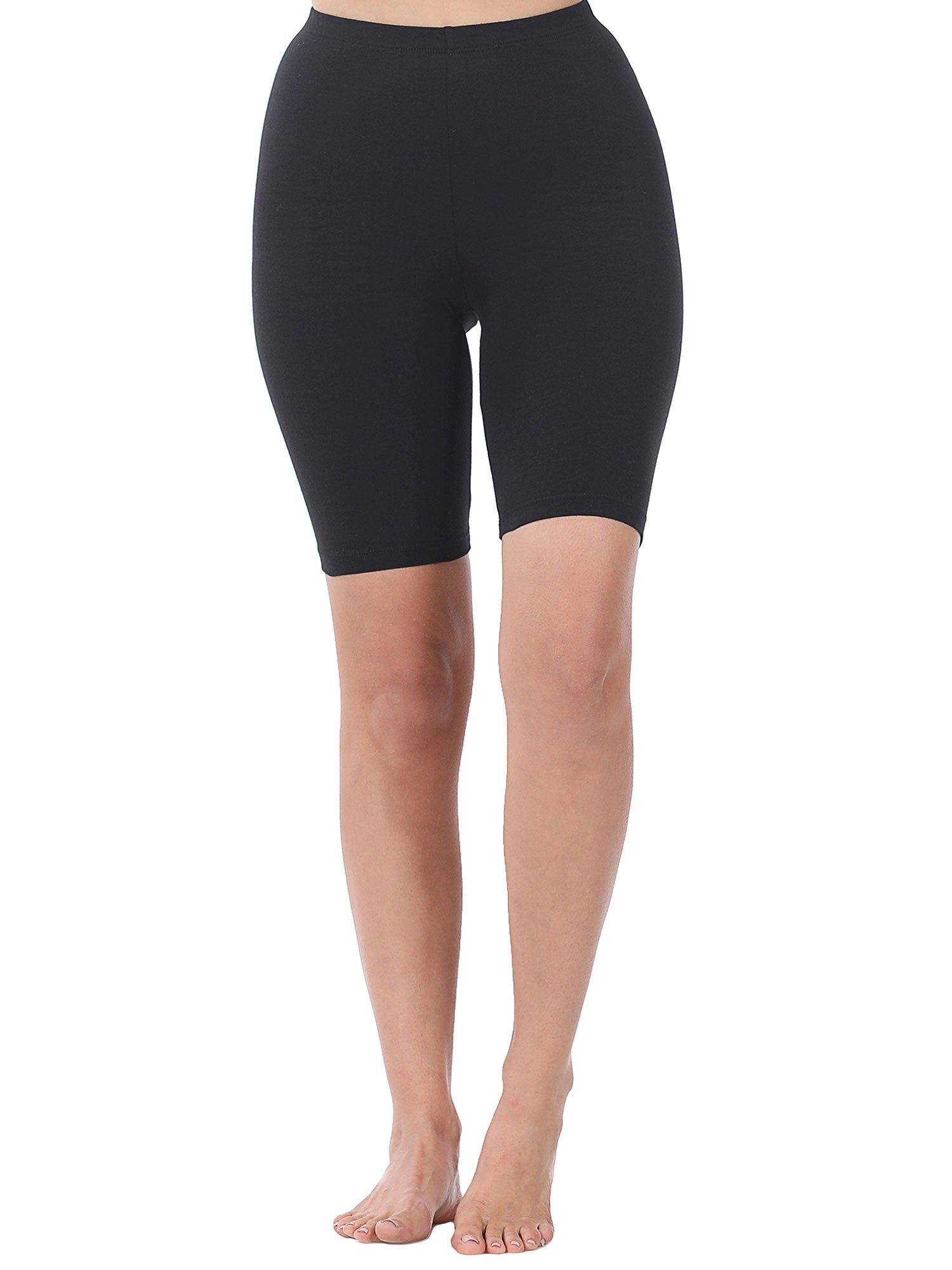 3 PACK Women's Cotton Spandex FULL Length Yoga Leggings Slim COMFY