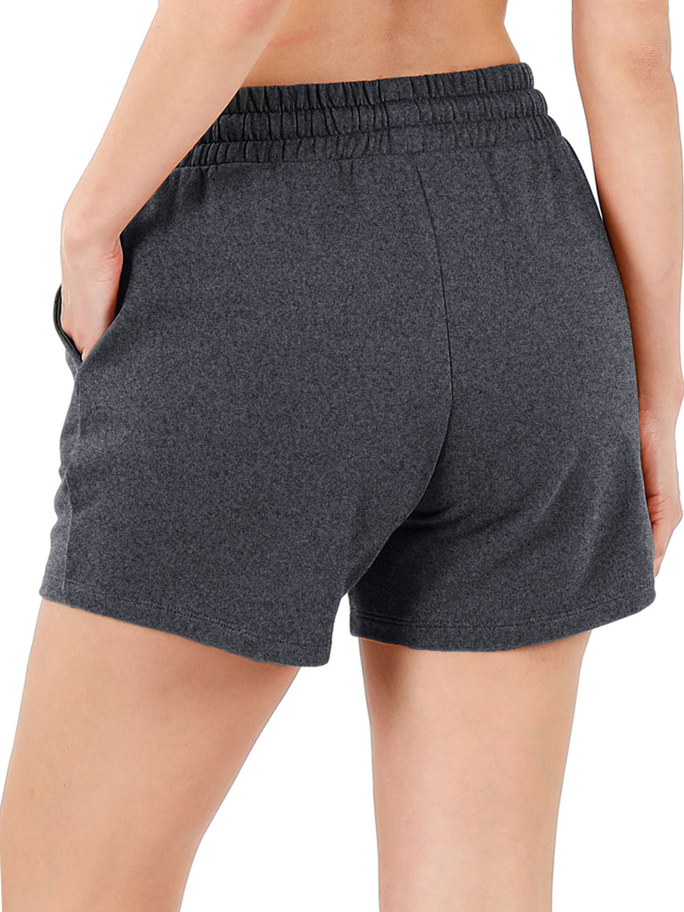 KOGMO Womens Casual Comfy French Terry Cotton Shorts (S-3X)