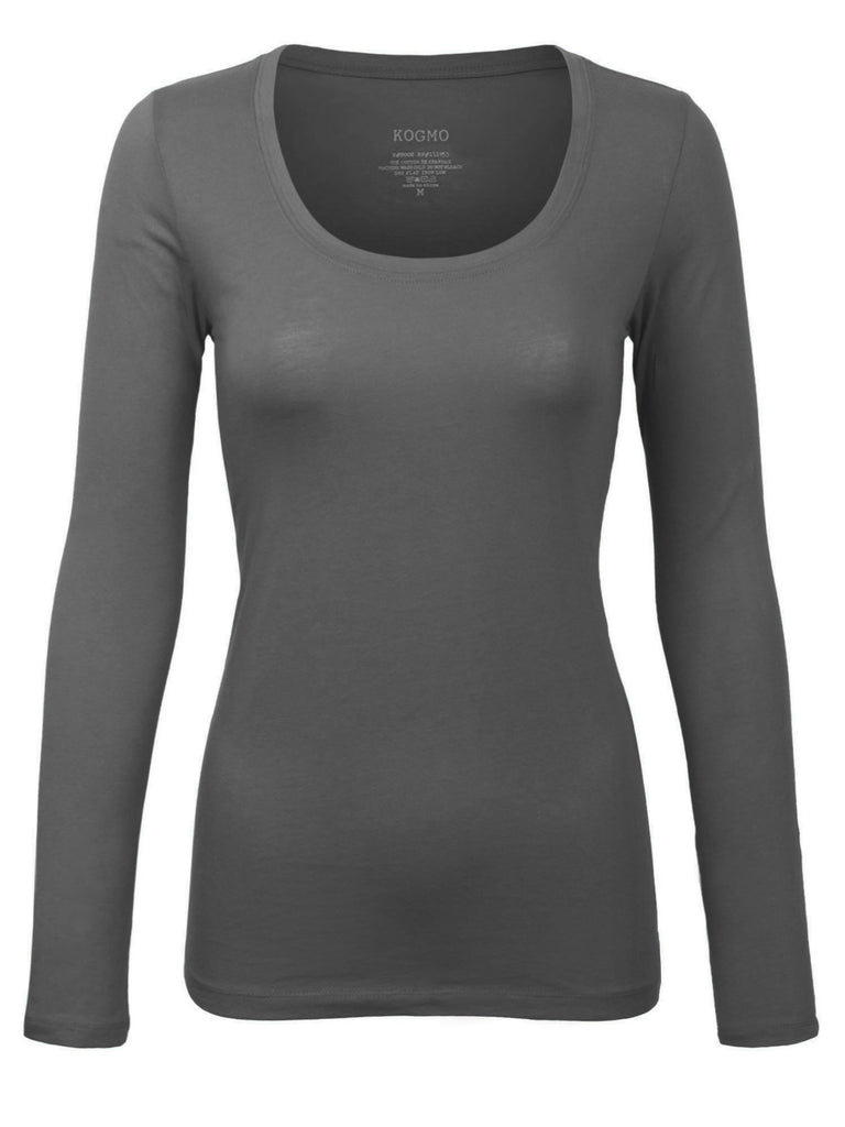 Kalon Women's 4-Pack Scoop Neck Tank Top Base Layer (X-Small, Black/Greys)  at  Women's Clothing store