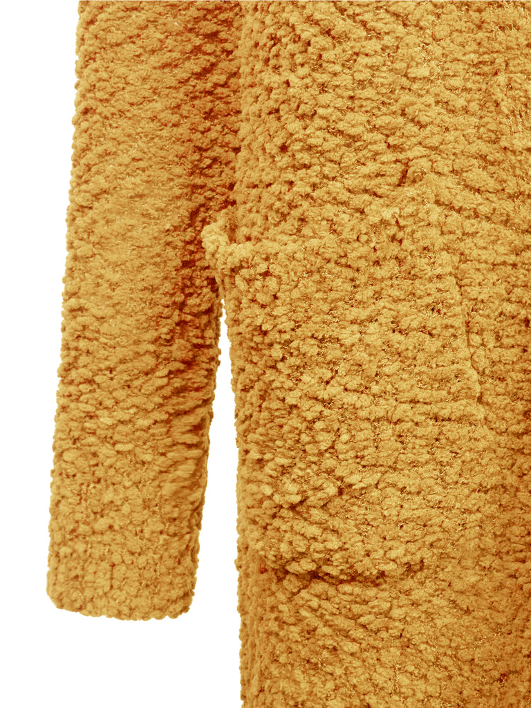 KOGMO Womens Popcorn Sweater Cardigan with Pockets